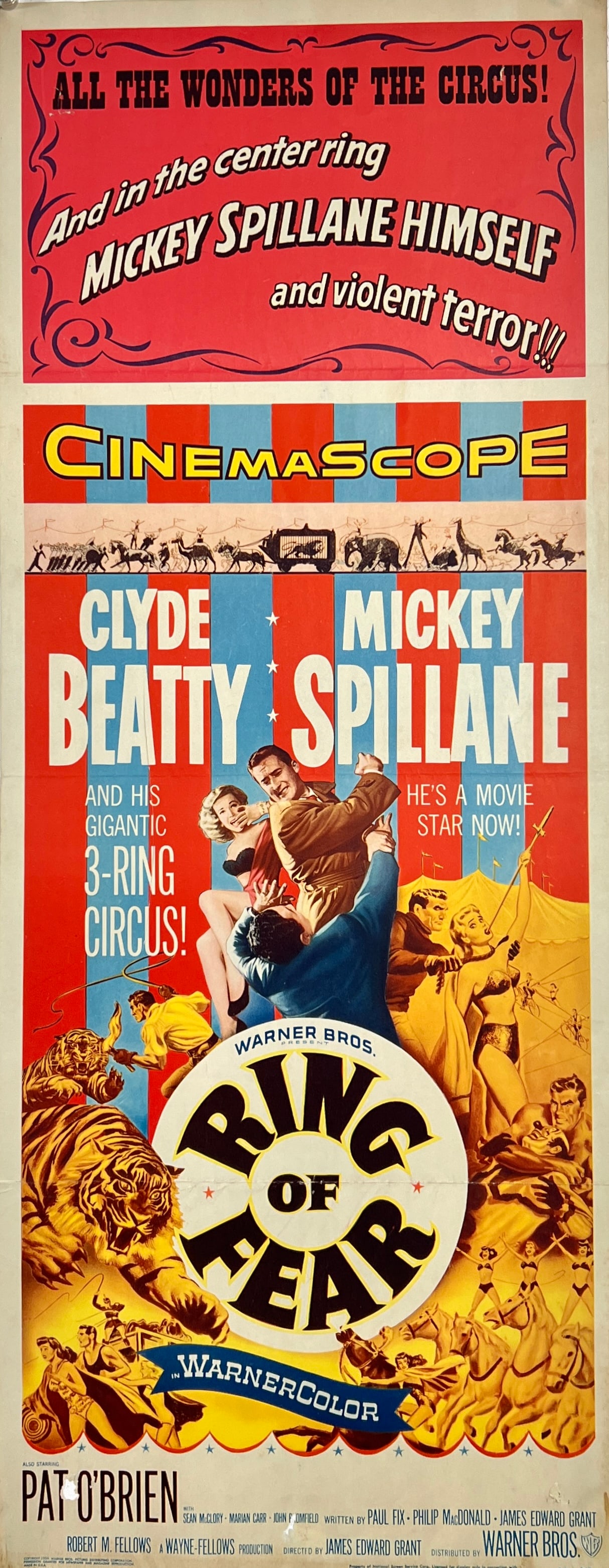 RING OF FEAR MOTION PICTURE POSTER (1 of 1)