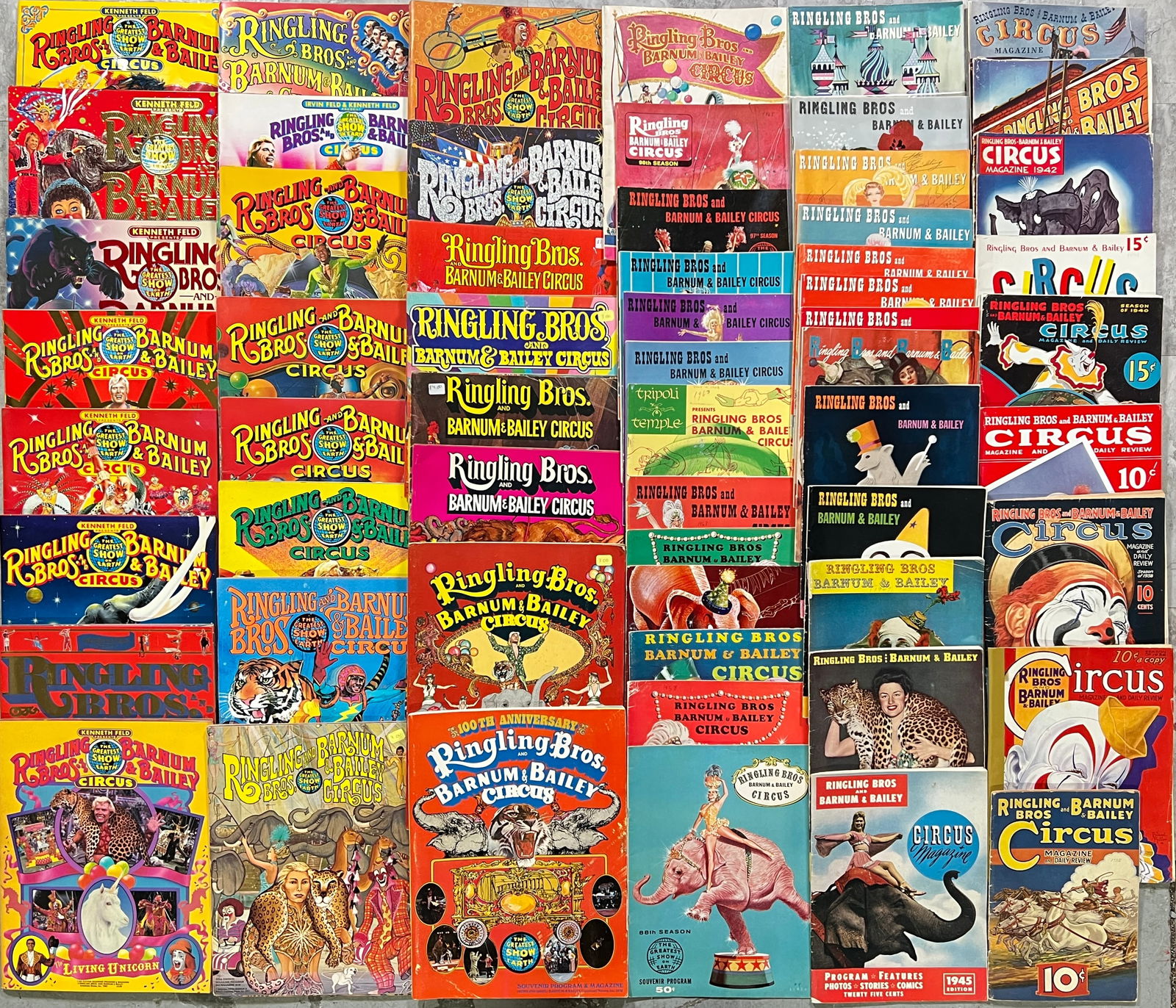 RINGLING BROS. BARNUM BAILEY CIRCUS PROGRAMS (1 of 1)