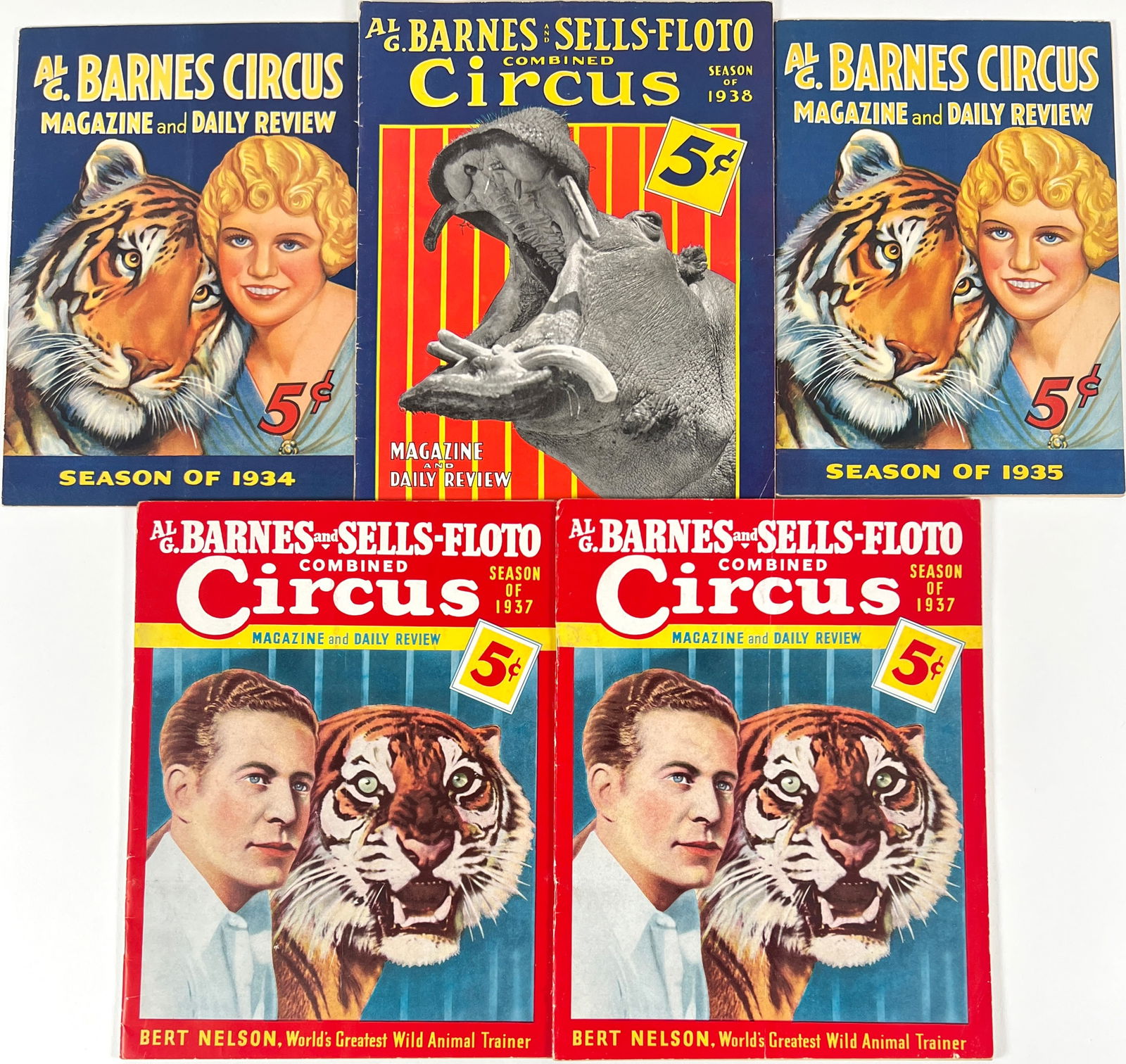 AL G. BARNES SELLS-FLOTO CIRCUS PROGRAMS (1 of 1)