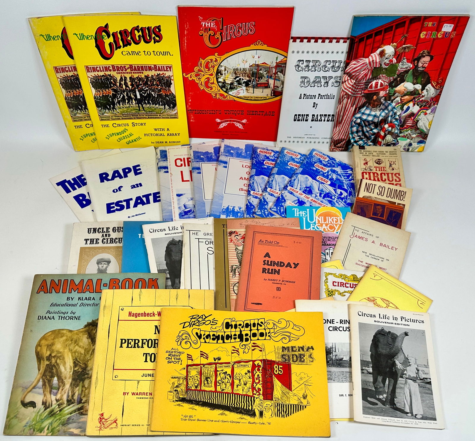 COLLECTION OF CIRCUS BOOKS (1 of 4)