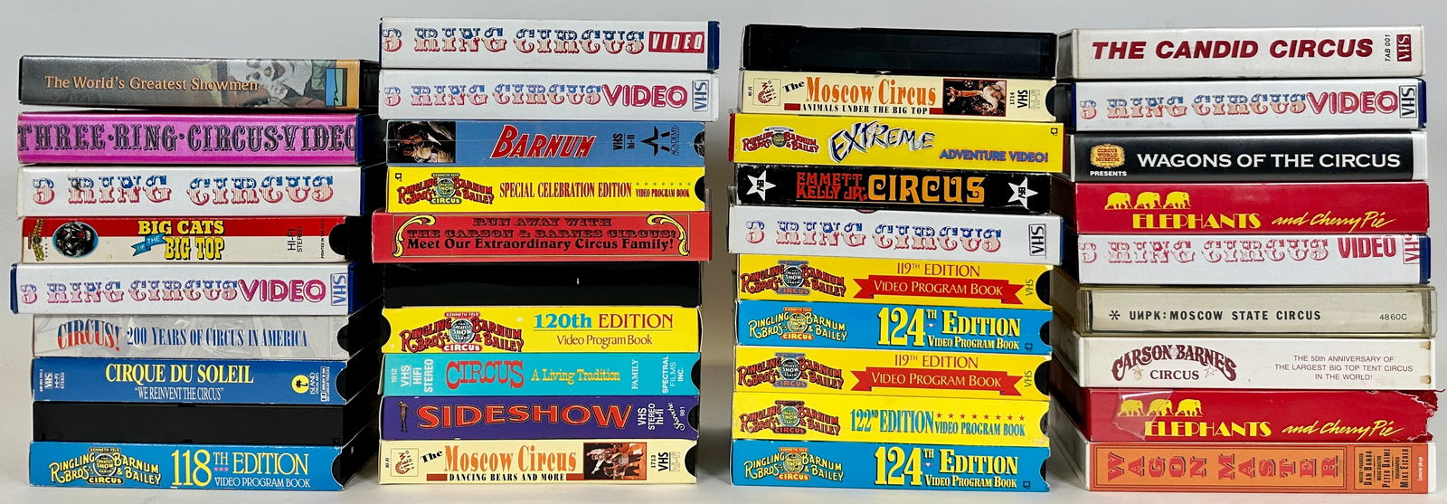 COMMERCIALLY PRODUCED CIRCUS FILM COLLECTION (1 of 5)