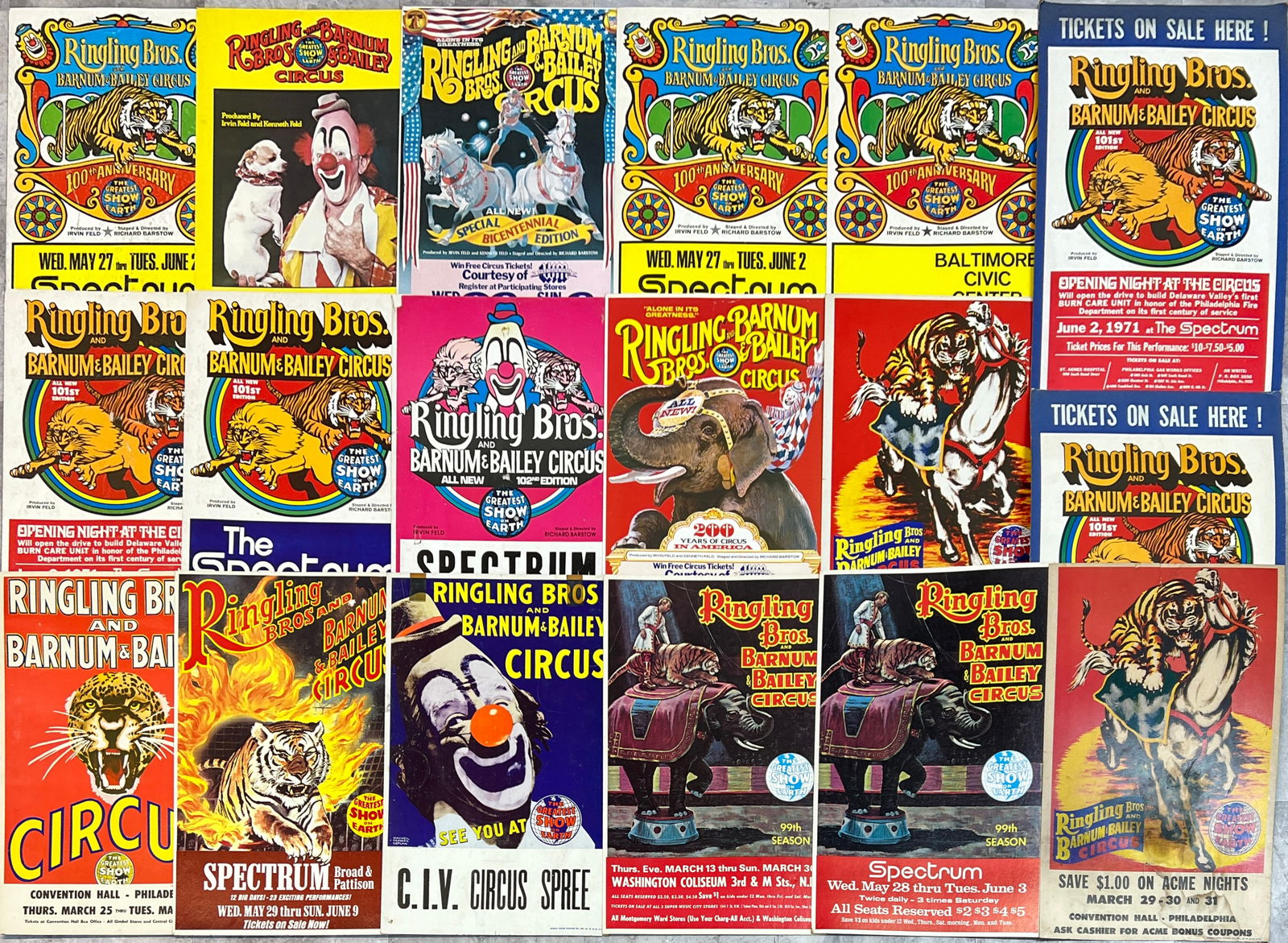 RINGLING BROS. BARNUM BAILEY CIRCUS POSTERS (1 of 1)
