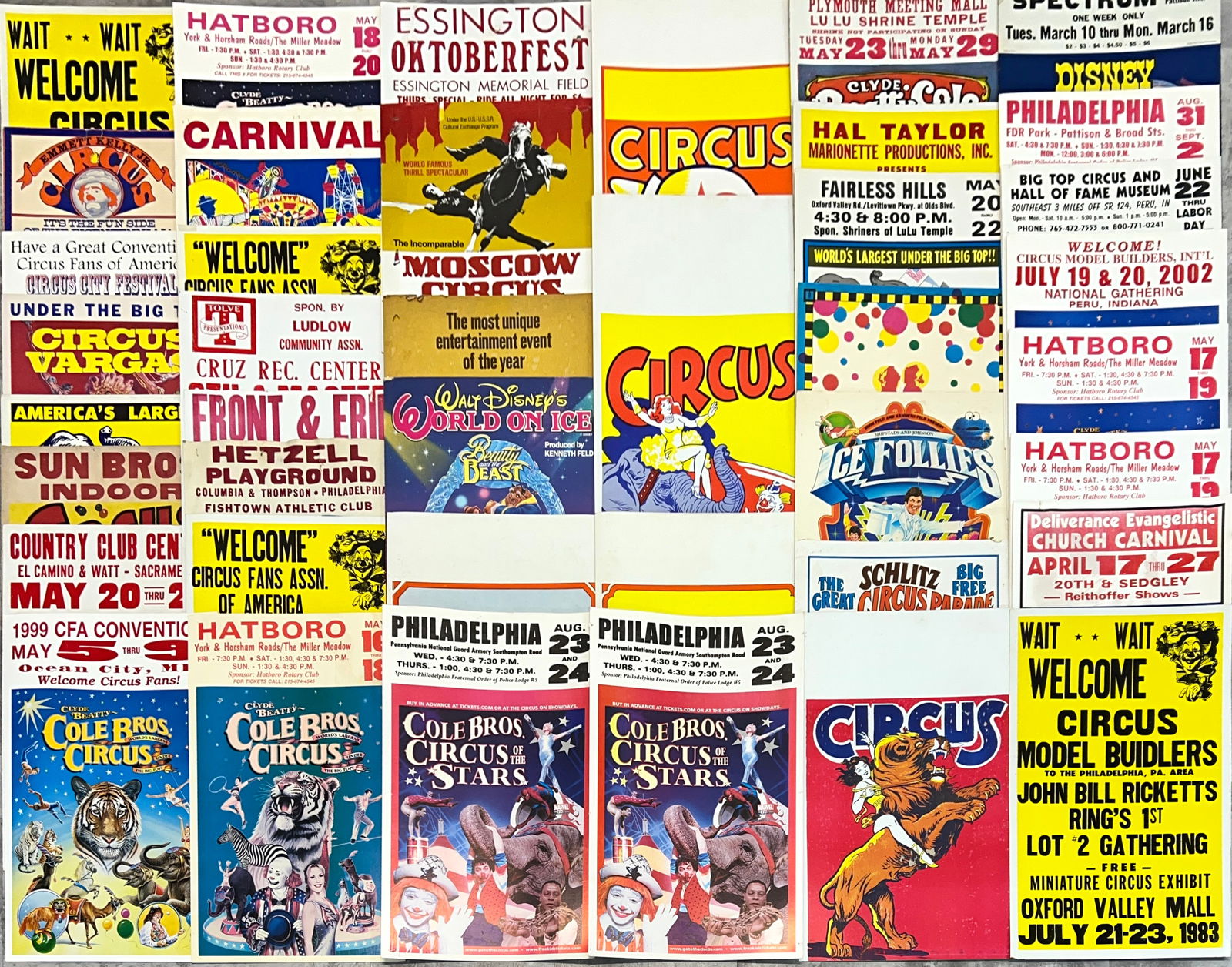 COLLECTION OF CIRCUS ADVERTISEMENTS (1 of 1)