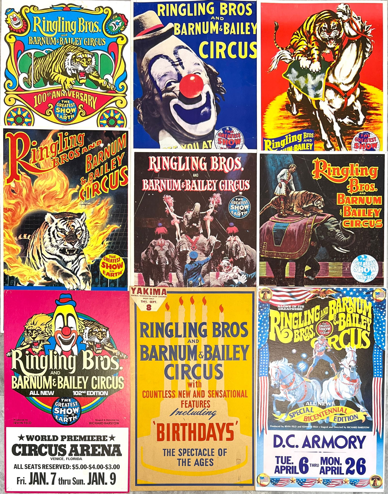 RINGLING BROS. BARNUM BAILEY CIRCUS POSTERS (1 of 1)