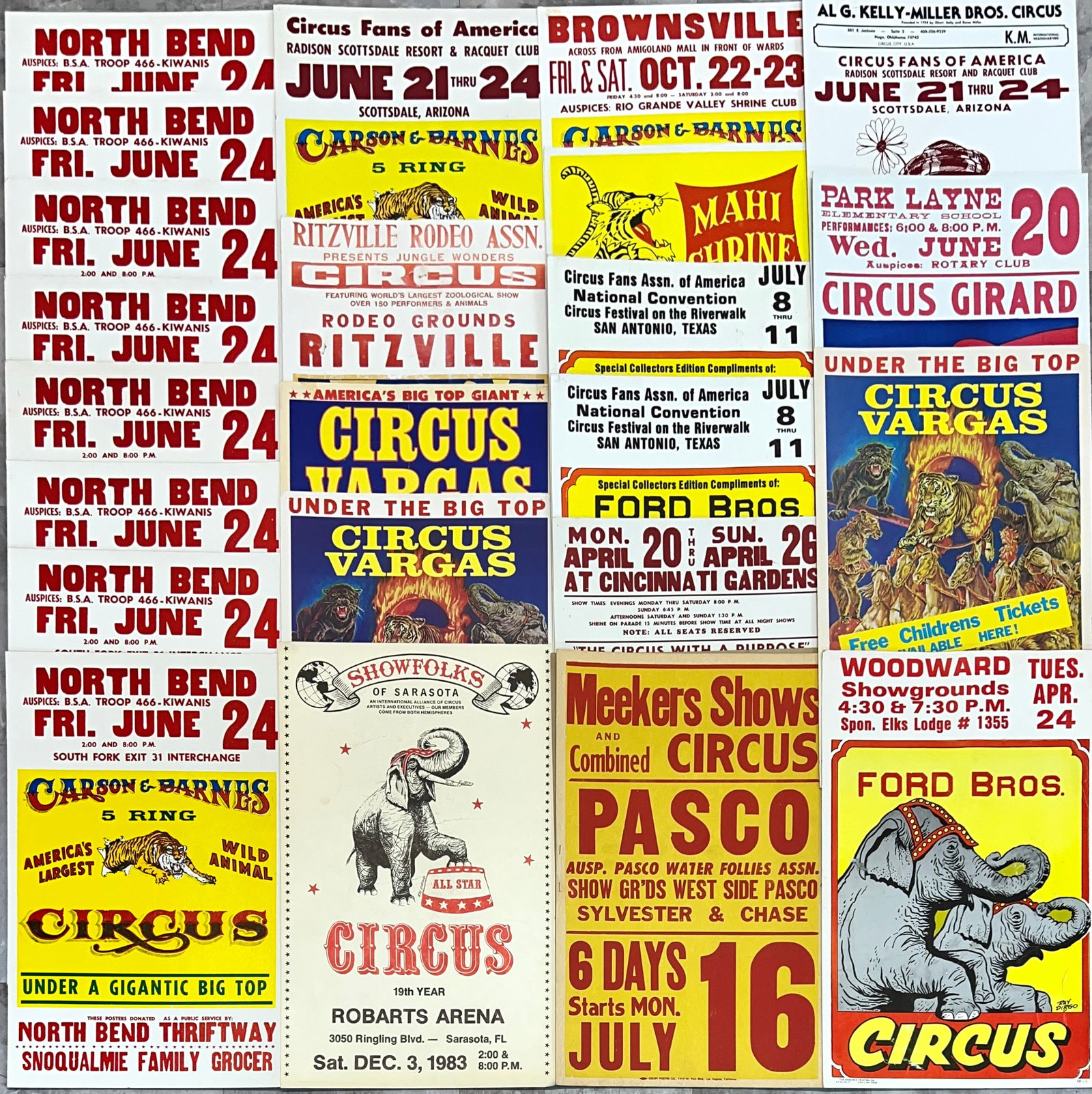COLLECTION OF CIRCUS ADVERTISEMENTS (1 of 1)