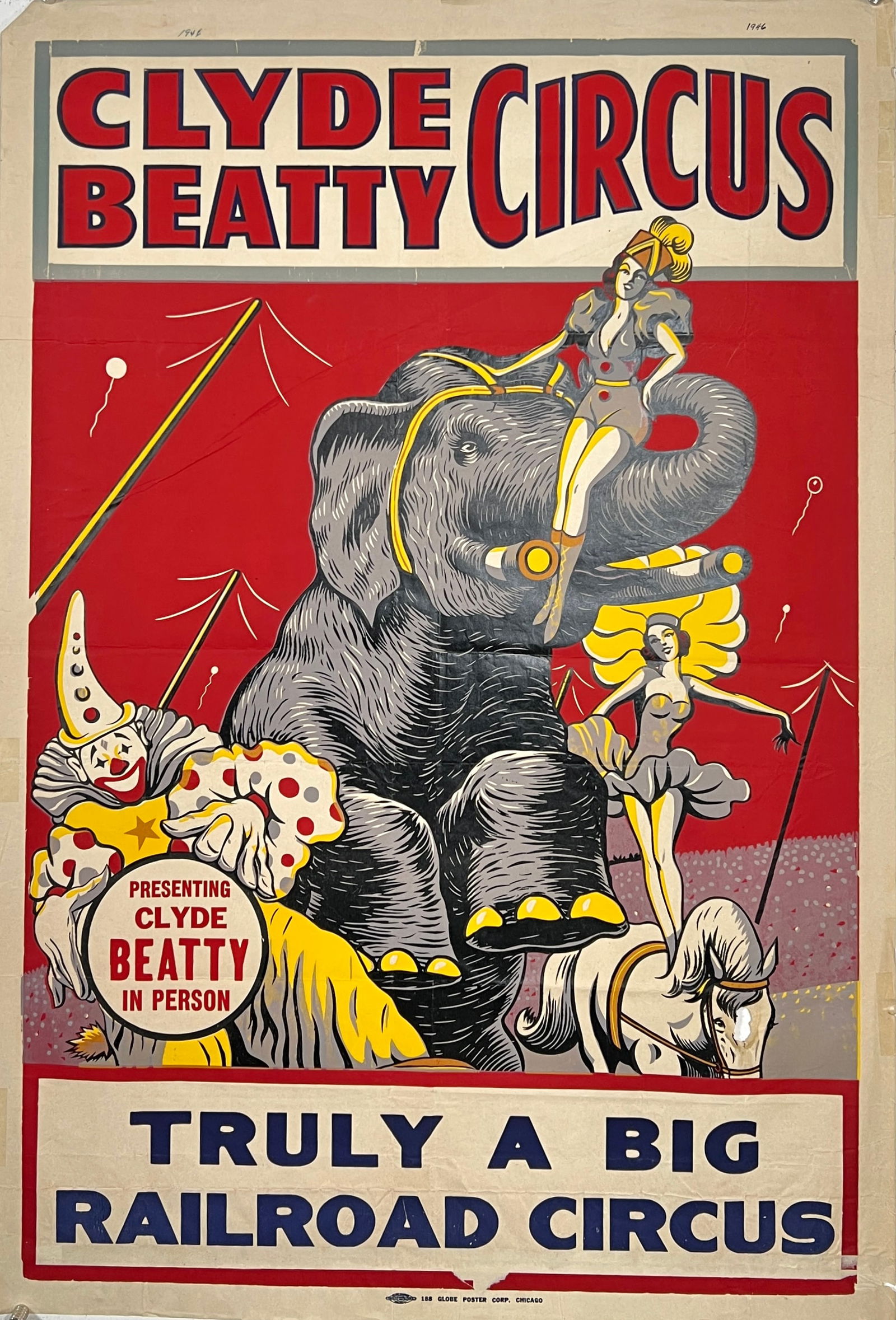 CLYDE BEATTY CIRCUS POSTER (1 of 1)