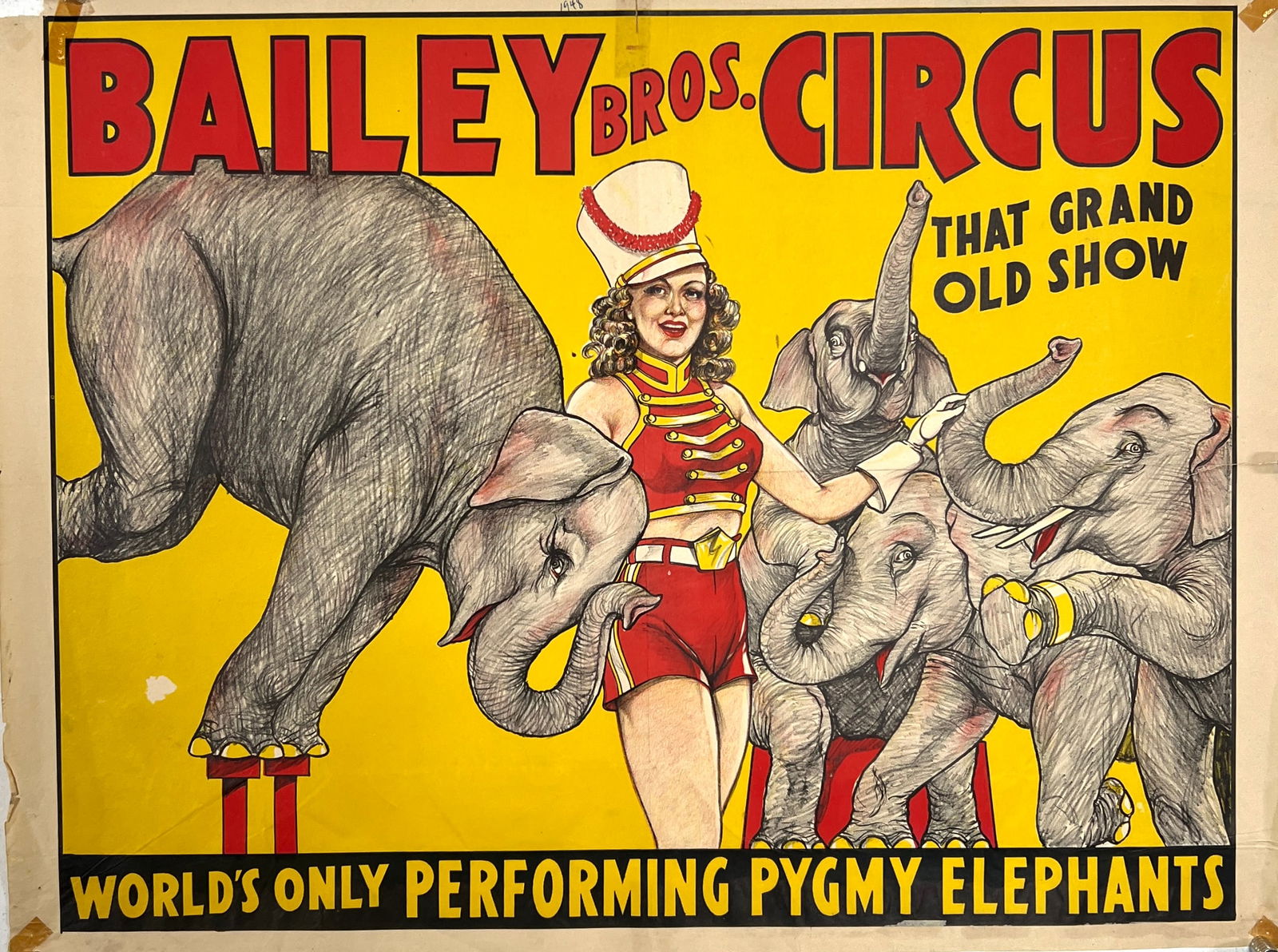 BAILEY BROS. CIRCUS POSTER (1 of 1)
