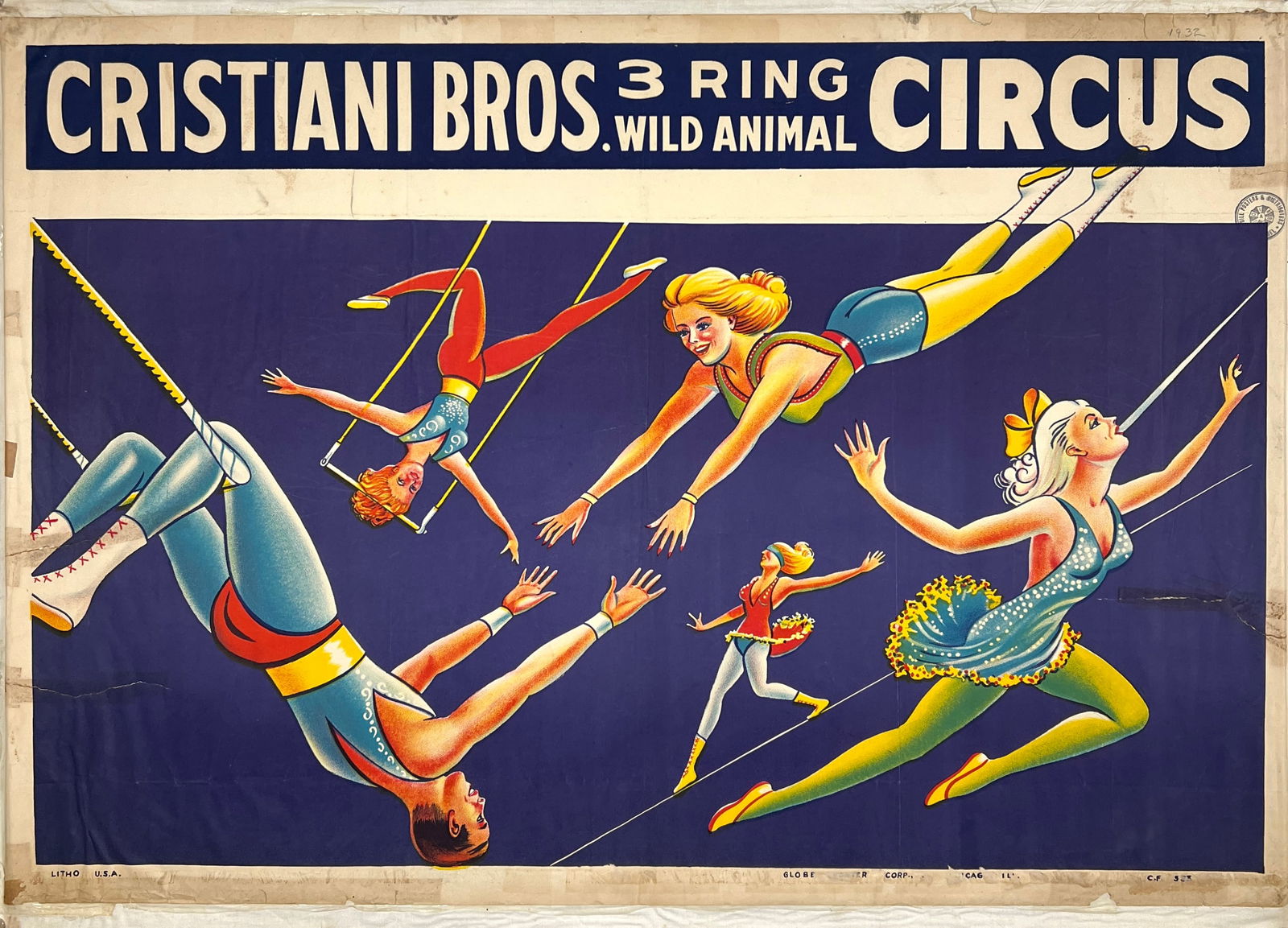 CRISTIANI BROS. CIRCUS POSTER (1 of 1)