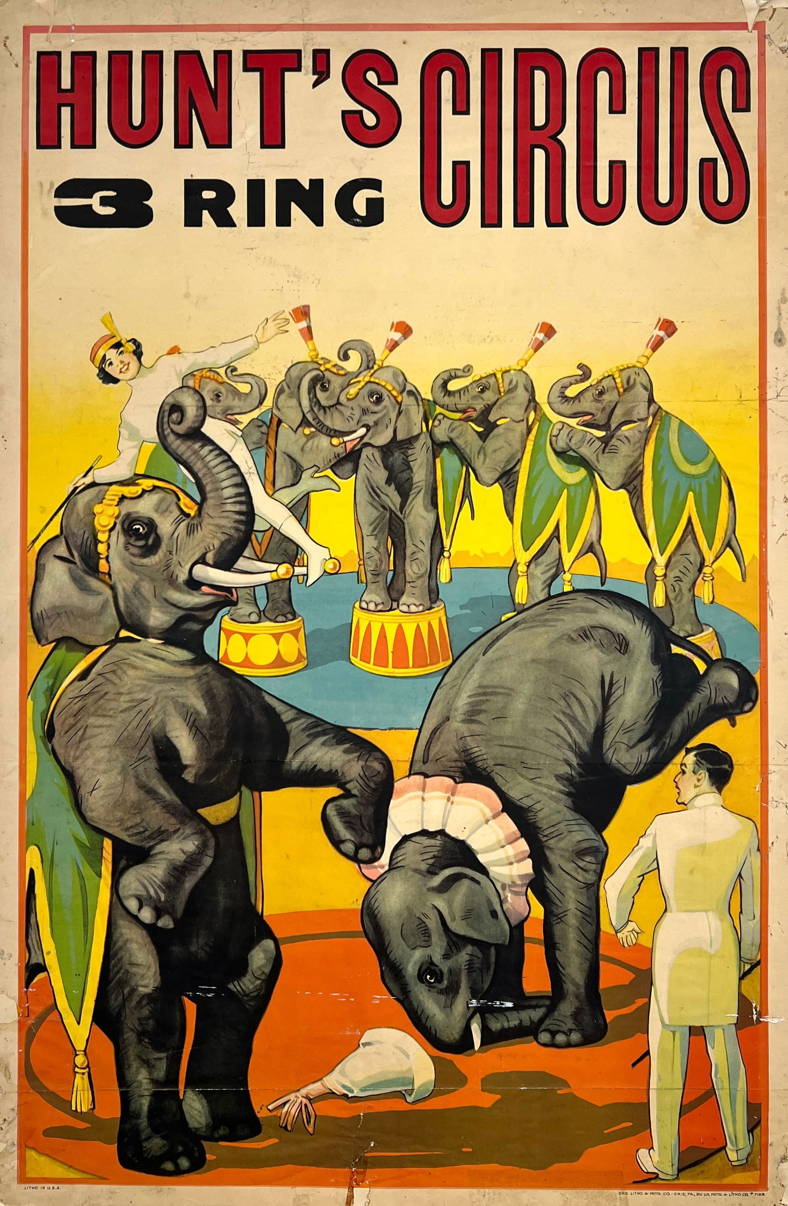 HUNT BROS. CIRCUS POSTER (1 of 1)