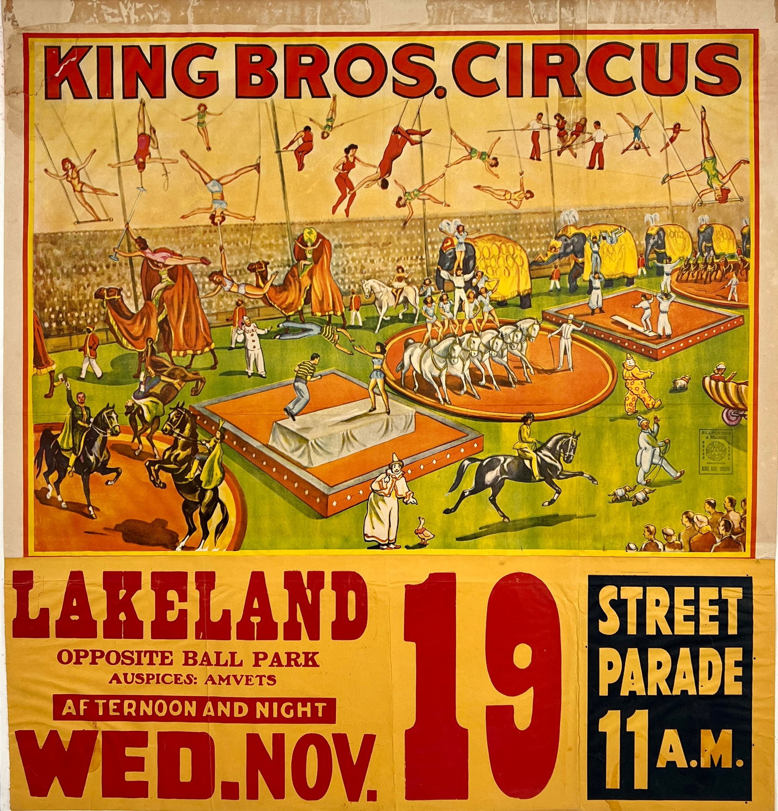 KING BROS. CIRCUS POSTER (1 of 1)