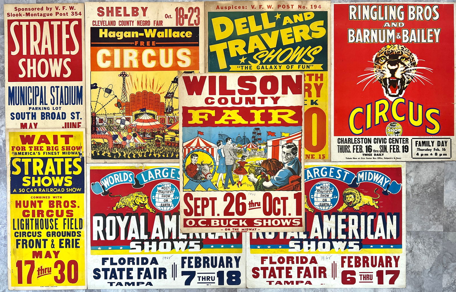 CIRCUS CARNIVAL POSTER COLLECTION (1 of 1)