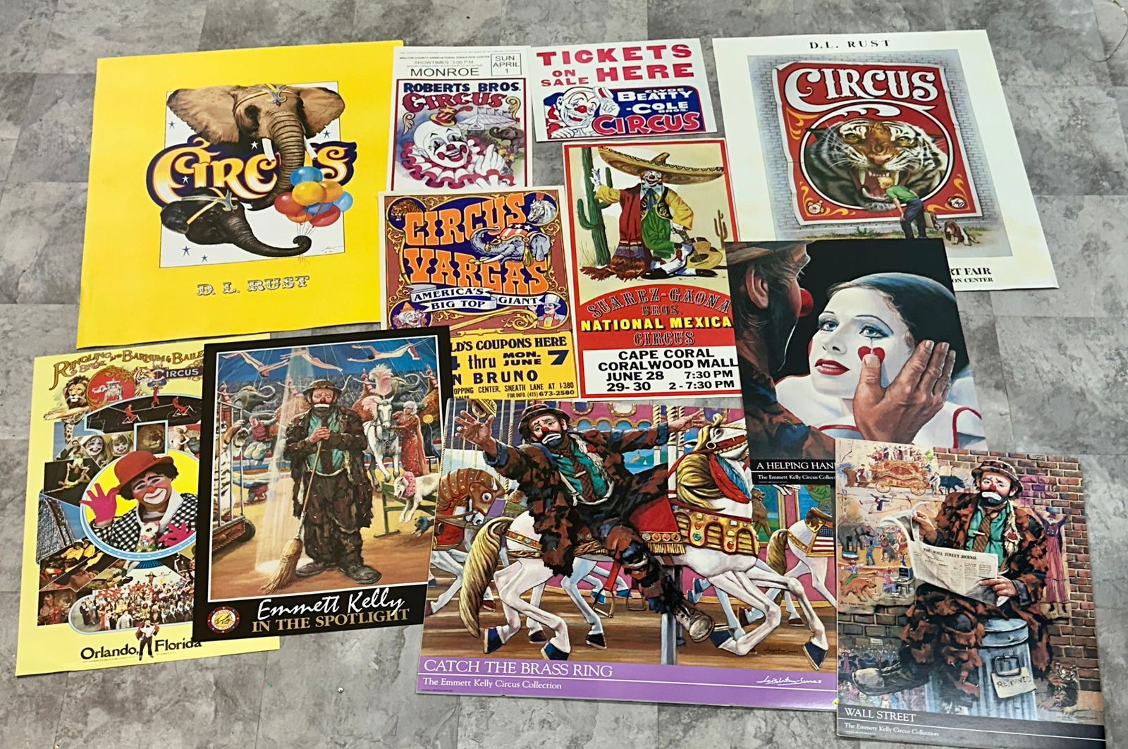 CIRCUS AND ART POSTER COLLECTION (1 of 1)
