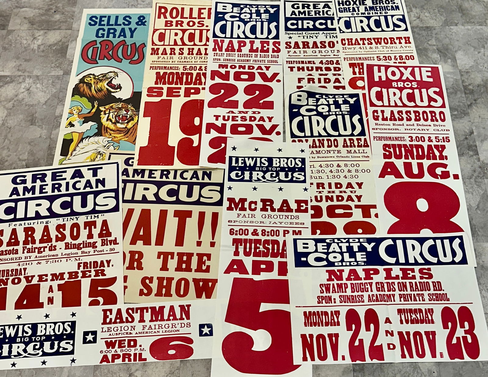 CIRCUS POSTER COLLECTION (1 of 1)
