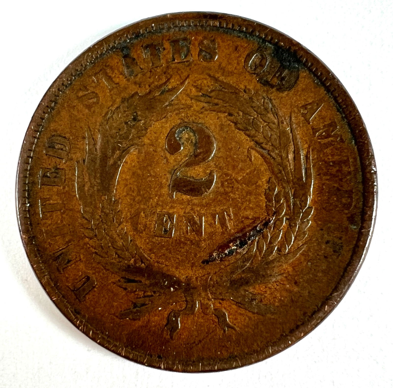 1866 U.S. TWO CENT PIECE (1 of 2)