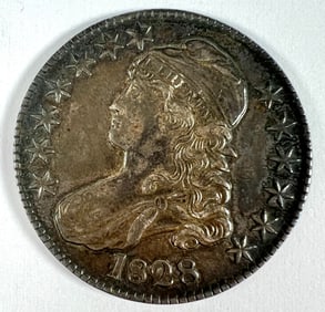 1828 CAPPED BUST HALF DOLLAR