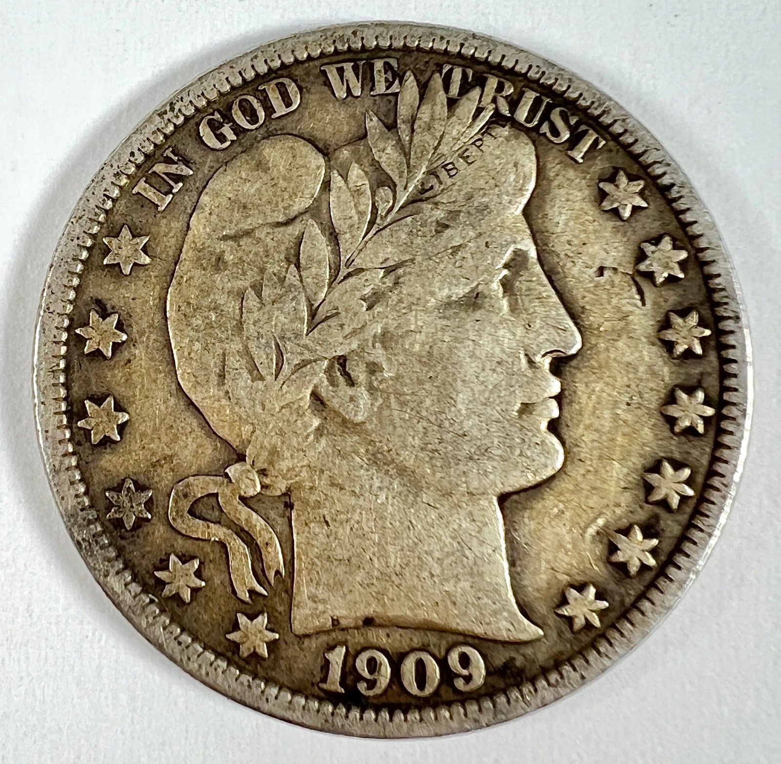 1909 BARBER HALF DOLLAR (1 of 2)