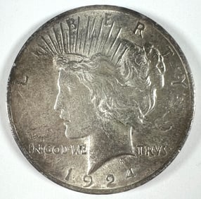 1924 PEACE SILVER DOLLAR