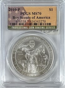 2010 BOY SCOUTS OF AMERICA COIN