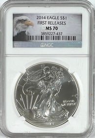 2014 AMERICAN SILVER EAGLE