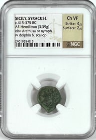 ANCIENT COIN - SICILY CAMARINA