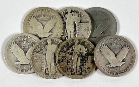 U.S. STANDING LIBERTY QUARTERS