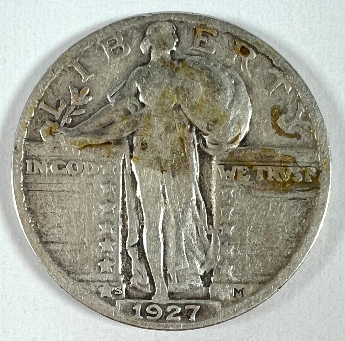1927 STANDING LIBERTY QUARTER: CIRCULATED