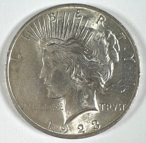 1923 PEACE SILVER DOLLAR