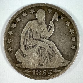1855 SEATED LIBERTY HALF DOLLAR