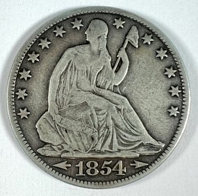 1854-O SEATED LIBERTY HALF DOLLAR