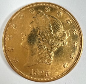 1895 U.S. LIBERTY $20 GOLD COIN