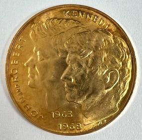 1963-8 KENNEDY GOLD MEDAL