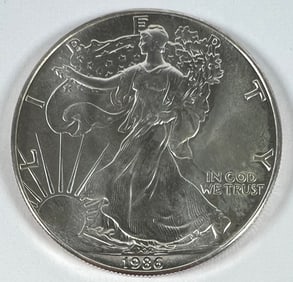 1986 AMERICAN SILVER EAGLE