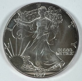1987 AMERICAN SILVER EAGLE