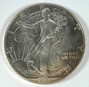 1992 AMERICAN SILVER EAGLE
