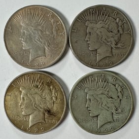 1922 PEACE SILVER DOLLARS