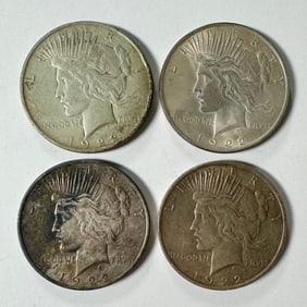 1922 PEACE SILVER DOLLARS