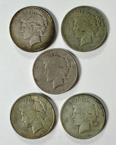 1922-D PEACE SILVER DOLLARS