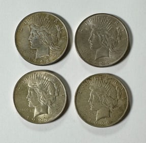 1923 PEACE SILVER DOLLARS
