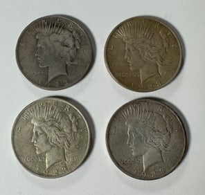 1923 PEACE SILVER DOLLARS