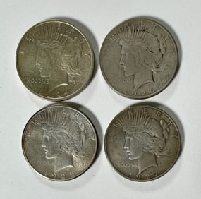 1924-7 PEACE SILVER DOLLARS