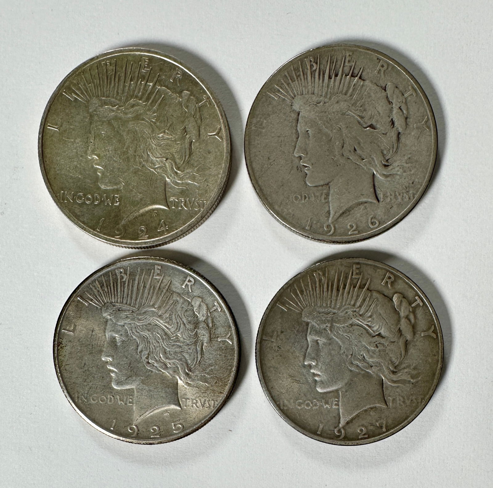 1924-7 PEACE SILVER DOLLARS (1 of 1)