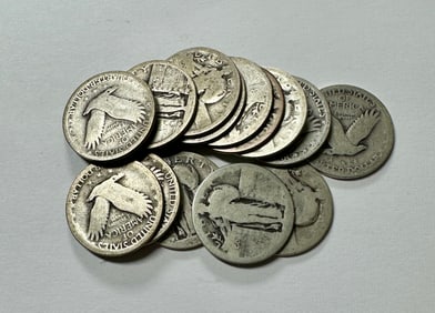 U.S. STANDING LIBERTY QUARTERS