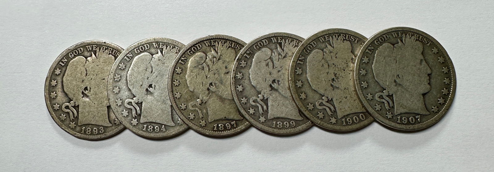 U.S. BARBER HALF DOLLAR COLLECTION (1 of 1)