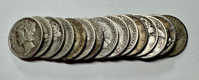 U.S. MERCURY DIME COLLECTION