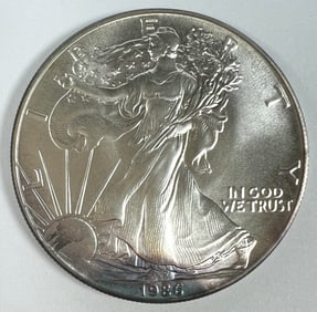 1986 AMERICAN SILVER EAGLE