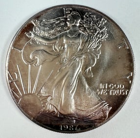 1987 AMERICAN SILVER EAGLE