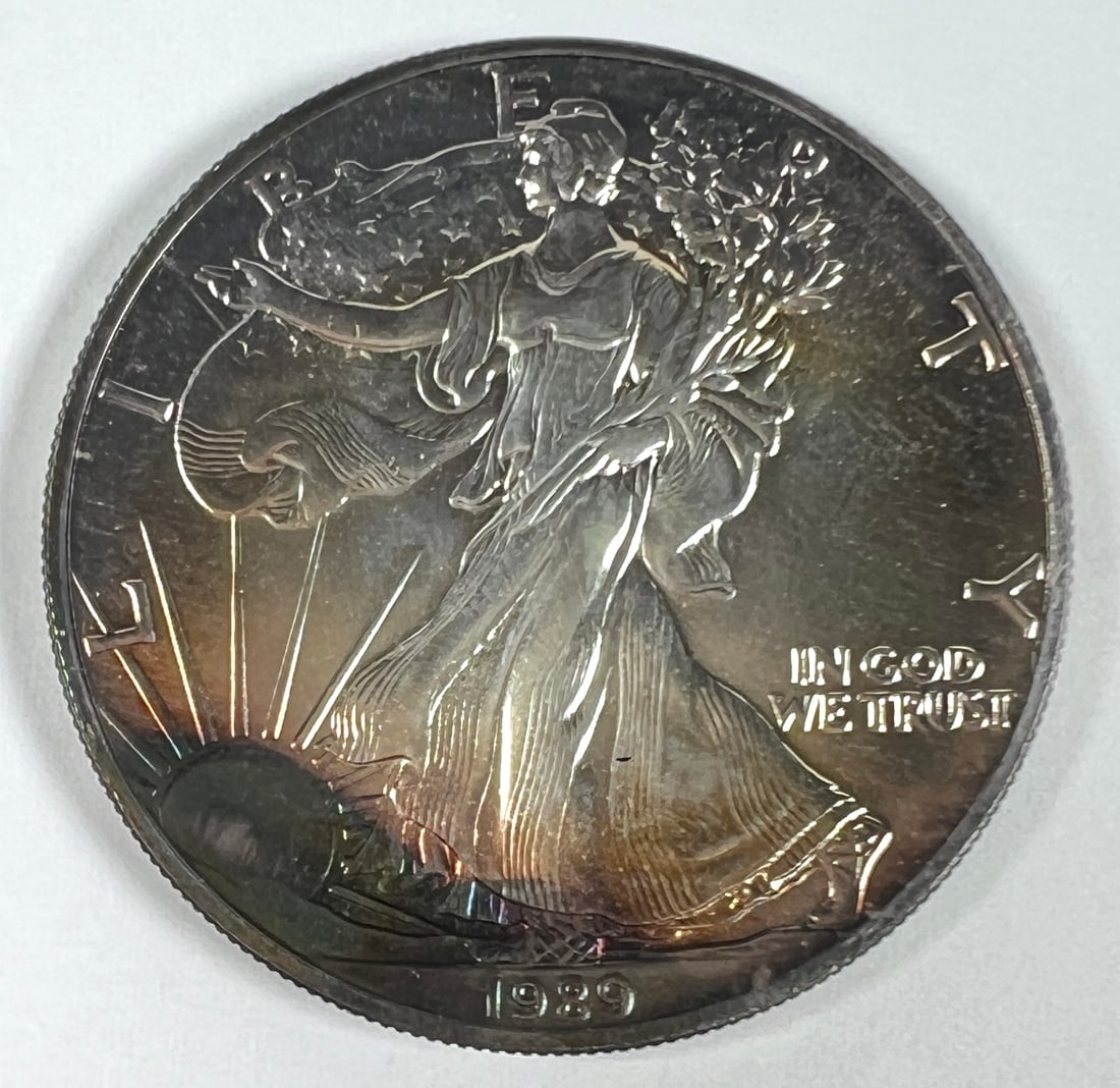 1989 AMERICAN SILVER EAGLE (1 of 2)