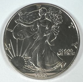 1990 AMERICAN SILVER EAGLE