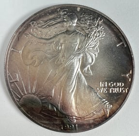 1991 AMERICAN SILVER EAGLE