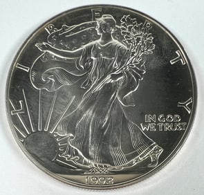 1992 AMERICAN SILVER EAGLE